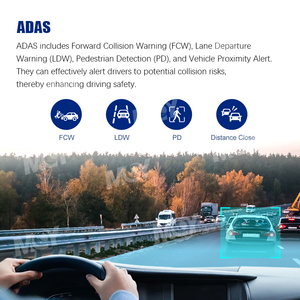MCY 1080P 2 canaux, enregistreur vidéo de véhicule avant et arrière, caméra embarquée, boîte noire, enregistreur vidéo ADAS DSM WIFI GPS 4G AI, caméra embarquée - Product Image 5