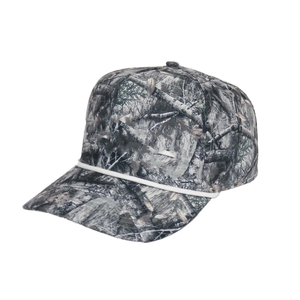 Casquette de baseball unisexe camouflage 6 panneaux ajustée style sport décontracté extérieur respirante imperméable en toile de polyester pour le golf Or - Product Image 1