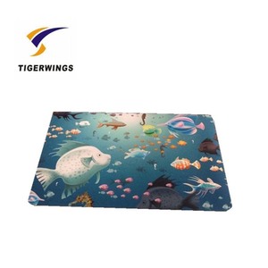 Nature bambou tapis de sol personnalisé printedkitchen tapis de sol tapis de porte en caoutchouc - Product Image 6