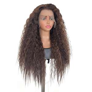 วิกผมลูกไม้แ<span class=keywords><strong>บ</strong></span><span class=keywords><strong>บ</strong></span>แอฟริกัน 13x4  ลูกไม้โปร่งใส ไม่ต้องใช้กาว  ใย<span class=keywords><strong>ผม</strong></span>ทนความร้อนสูง  ความหนาแน่น 180%  ตาข่าย<span class=keywords><strong>สี</strong></span>ชมพู  หมวกตาข่ายแบ<span class=keywords><strong>บ</strong></span>โรส  <span class=keywords><strong>สี</strong></span>เปียโน - Product Image 5