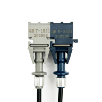 Cordon de raccordement à fibre optique en plastique HFBR QH-1521/2521, émetteur-récepteur, DC 5V, immunisé aux interférences électromagnétiques (EMI), pour la commande d'automatisation industrielle