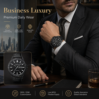 1. Montre mécanique automatique pour homme avec boîtier en fibre de carbone, cadran lumineux, bracelet en cuir, montre-bracelet pour affaires, OEM ODM, vente en gros, personnalisable