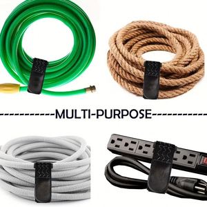 Sangle antidérapante élastique à boucle auto-agrippante avec support en silicone, sangles de fixation polyvalentes, attache-câbles, sangle de vélo - Product Image 3