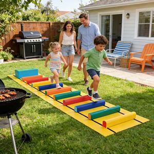 Haies pour enfants de couleur haute visibilité pour une utilisation en extérieur, faciles à voir dans les parcs, les champs et les aires de jeux ouvertes - Product Image 1