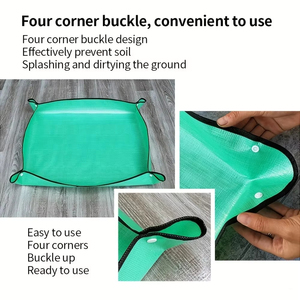 1 tapete de plantación de 50-100 cm, almohadilla plegable para jardinería, para trasplantar plantas y flores, impermeable - Product Image 3