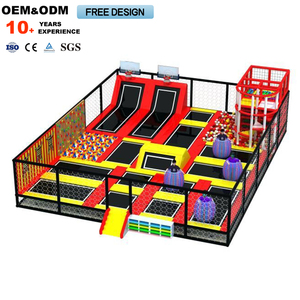 Colorful Bungee Fitness <b>Trampoline</b> Park for Kids Commercial Indoor Big Shopping Mall Playground <b>Trampoline</b> Park - Product Image 6