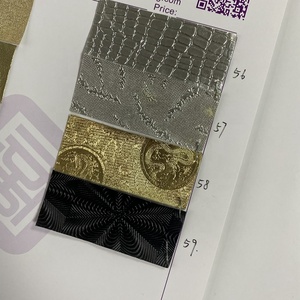 1.4M Chiều Rộng 0.3-0.4Mm Độ Dày Kim Loại Vàng Bạc Màu PVC <span class=keywords><strong>Rexine</strong></span> Cho Hộp Đồ Trang Sức Bàn Vải Bìa Mềm Tay Cảm Giác - Product Image 3