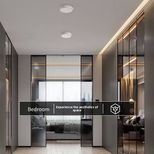 Motion Sensor <b>Surface</b> <b>Mounted</b> <b>LED</b> Ceiling <b>Light</b> Portable Modern Design Indoor Use Aluminum Lamp Body 3000-6500K Color Temp - Product Image 4
