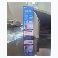 Display a Led portatile 600x1687.5mm Poster con schermo a Led per interni con schermo a Led