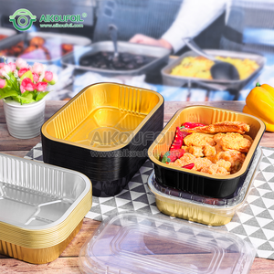 Populaire producten <span class=keywords><strong>2026</strong></span> Wegwerp voedselcontainers groothandel aluminiumfolie afhaallocaties voor catering - Product Image 2