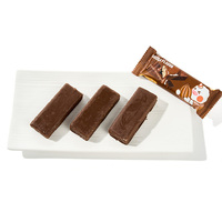 Barra de Oblea Recubierta de Cacao Oscuro, Bocadillo de Galleta Crujiente con Chocolate, Postre de Sabor Intenso, Fábrica de Marca Privada OEM