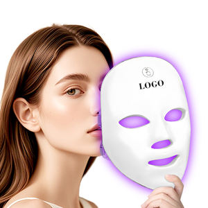 Masajeador Facial LED Recargable USB Inalámbrico Portátil con Terapia de 7 Colores y Logotipo Personalizable, Máscara Facial Eléctrica LED - Product Image 4