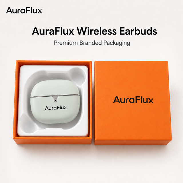 AuraFlux Fast Charging True Wireless Earbuds Unique OEM Mini In-ear Sweatproof Tws Earbuds Earphones
