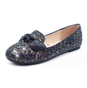 Chaussures plates de princesse à paillettes et nœud papillon pour filles, design personnalisé, pour l'extérieur, l'été, usine OEM, chaussures de fête tendance - Product Image 5