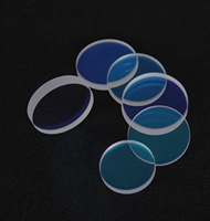 En stock, lentille en verre de quartz de protection laser avec revêtement antireflet 1064 nm, épaisseur 5 mm, transmission 99,5 %