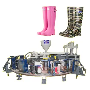 Mesin Cetakan Injeksi Boot Hujan PVC Otomatis