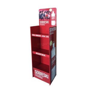 ชั้นวางสินค้าแบบพับได้ ทำจากกระดาษแข็งรักษ์โลก สำหรับวางขวด รองเท้า และสินค้าส่งเสริมการขาย กำลังขายดี - Product Image 3