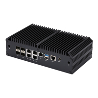 QOTOM Router Mini PC Q20311G9 Procesador Atom C3338R Fanless Firewall-5x2,5 Gigabit LAN,4x10G SFP +