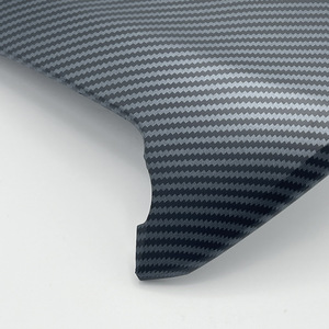 Carbon Fiber Dashboard Cover For Honda Civic 10th Gen Center <b>Console</b> Trim Glossy <b>Black</b> ABS Interior Modification - Product Image 2