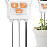 Testeur de sol numérique portable 10 en 1 pour la détection de l'humidité, de la température, du pH, de l'EC, du NPK et de la luminosité