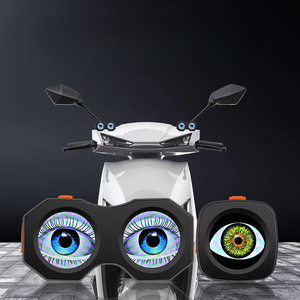 Luz Trasera con Ojos de Demonio Controlada por Aplicación, 82 Modos de Luz LED, Ojo de Demonio, Luz Inteligente para Bicicleta Eléctrica, Scooter, Motocicleta - Product Image 1