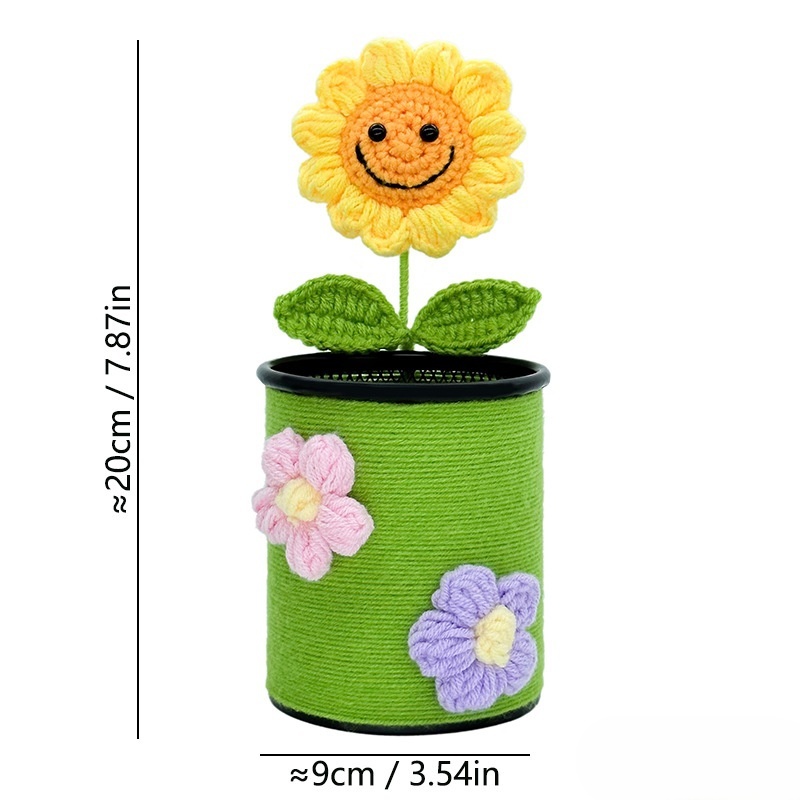 Girasole giallo sorridente