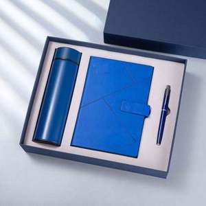 Coffrets Cadeaux d'Affaires de Luxe Promotionnels : Carnet et Stylo Personnalisables avec Logo d'Entreprise, Matériau Polyester, Impression Typographique - Product Image 2