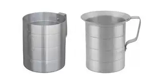 De aluminio de jarra de jarras de café leche jarra con escala