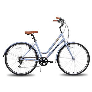 <span class=keywords><strong>Vélo</strong></span> de ville 7 vitesses pour femmes <span class=keywords><strong>28</strong></span> <span class=keywords><strong>pouces</strong></span>, cadre en acier coloré - Product Image 1