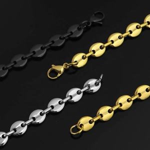 สร้อยคอเม็ดกาแฟ สร้อยโซ่สแตนเลส ชุบ PVD ราคาโรงงาน - Product Image 3