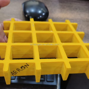 19*19 38*38 매끄러운 FRP 그릴 몰딩 유리섬유 그레이팅 GRP 성형 그레이트 - Product Image 5