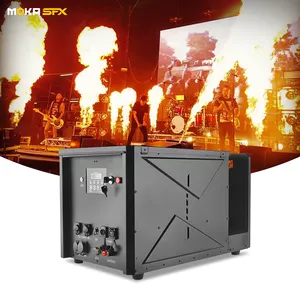 PF-800 IP65 à prova de chuva cabeça móvel projetor de chama 8-10M onda lança-chamas DMX chama de fogo máquina para palco DJ concerto