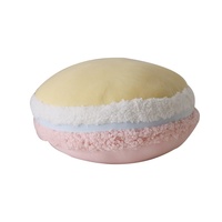 Coussin en peluche Macaron français coloré pour canapé et lit, en coton PP | Jouets TYL