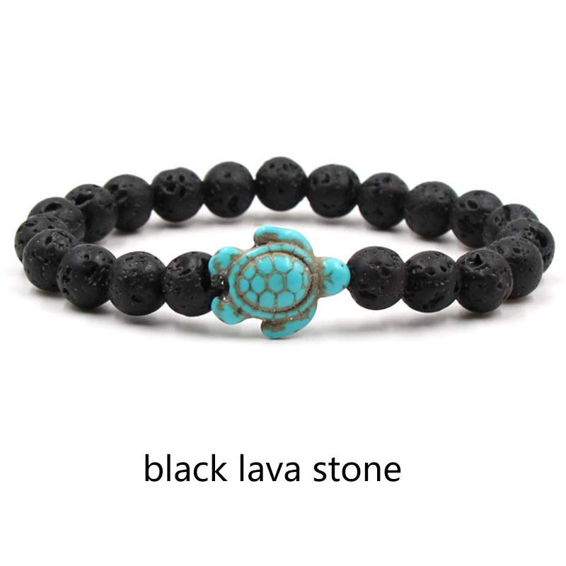black lava stone