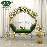 Chaise de banquet de style moderne en forme de cage à oiseaux, chaise de salle à manger en acier inoxydable doré, chaise royale d'hôtel, chaise de mariage