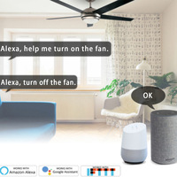 Interruptor de Cortina Inteligente WiFi de 120V, 1 Gang, 2 Vías, Panel Táctil de Vidrio, Control Remoto por App, Voz, Alexa, Google, 600W para Hogar y Oficina