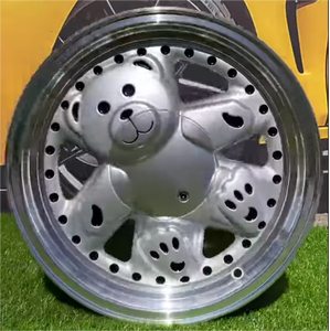 Jantes en alliage d'aluminium de luxe personnalisées 4 trous Teddy Bear Sport Rines Rin 15 pouces PCD 4x100 pour voitures de luxe - Product Image 3