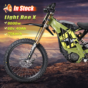 Style Amélioré 2026 Light X Moto Tout-Terrain Sans Balais 60V 40AH 8KW 61-80KM/H Frein à Disque Hydraulique Cadre en Aluminium Light Bee X Valeur Exceptionnelle - Product Image 5