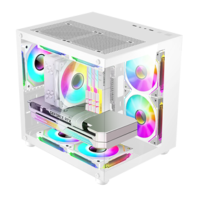 OEM Tempered Glass trắng đen Máy tính để bàn chơi game trường hợp máy tính chơi Game trường hợp chơi game PC PC tùy chỉnh trường hợp - Product Image 6