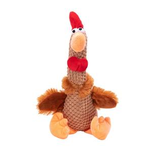 Nouveaux jouets pour chiens en peluche, résistants à l'usure et aux morsures, avec un design original de poulet qui chante, vente en gros de fournitures pour animaux de compagnie - Product Image 4