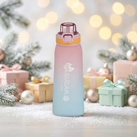 Bouteille d'eau intelligente à perception olfactive avec capsules de fruits, anti-fuite, compatible lave-vaisselle, en plastique, pour la maison, le bureau et les voyages