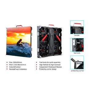 Sahne zemin 500x500 Mm duvar tipi Video ekranı IP65 düğün arka plan LED ekran Panel kiralama P4.81 açık 2 yıl HDR10 + - Product Image 4