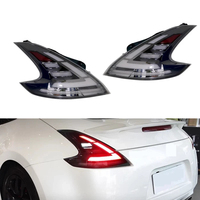 Feux arrière LED JC Upgrade avec protection anti-fumée pour Nissan 370z Z34 2008-2019, feux arrière modifiés, accessoires auto d'origine.