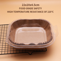 100 pièces 16/20CM carré rond parchemin plaque de cuisson friteuse à air doublures en papier jetables