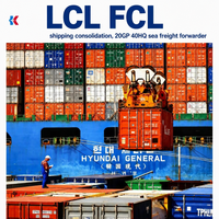 Agent de service logistique de livraison programmée en Chine, expédition de conteneurs 20HQ, LCL, transitaire maritime FCL 40GB, transport de marchandises par navire