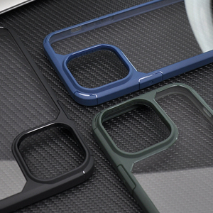 Pha Lê Rõ Ràng Chống-Vàng Mềm Matte TPU Bumper Defender Điện Thoại Trường Hợp Đối Với <span class=keywords><strong>iPhone</strong></span> 14 13 11 Pro Max <span class=keywords><strong>S</strong></span> Max Chống-<span class=keywords><strong>S</strong></span>ốc PC Chất Liệu - Product Image 5