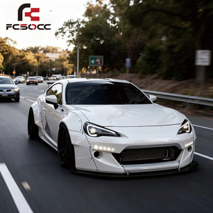 Nuevo FCSOCC para GT86/BRZ <span class=keywords><strong>Rocket</strong></span> <span class=keywords><strong>Bunny</strong></span> 2 Widebody FRP fibra de vidrio Bodykit tornillo parachoques delantero guardabarros falda lateral labio trasero - Product Image 4