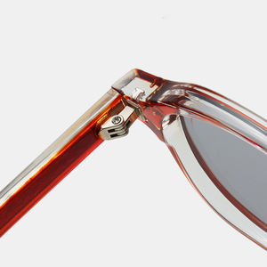 نظارات شمسية مخصصة من الزجاج والبلاستيك للجنسين، إصدارات جديدة 2026، نظارات شمسية نسائية دائرية - Product Image 5