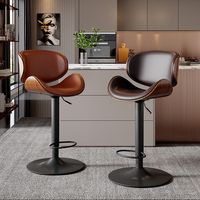 Tabouret de bar moderne en bois haut de gamme, style luxe léger, avec fonction de levage, confortable pour la maison et le salon, mobilier de bar