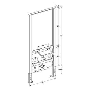 Fischer TCS BIDET sistema de fijación para bidé de pared (1 paquete) - Product Image 4